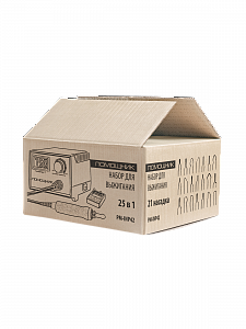 Набор для выжигания по дереву 25 в 1 с подставкой Помощник PM-INP42